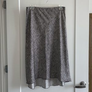 Abercrombie & Fitch Satin Midi Skirt